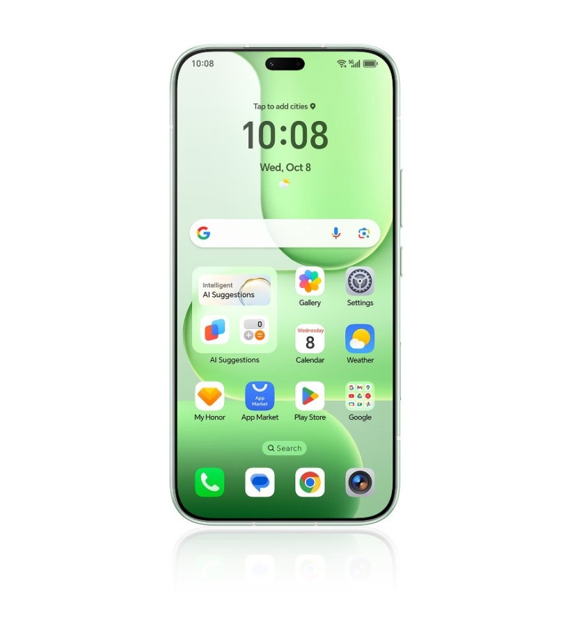 Смартфон с лицевой стороны