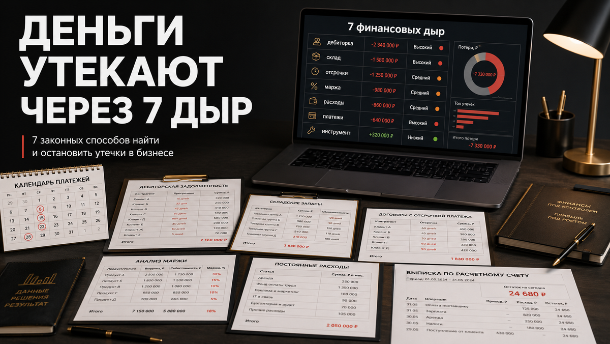 Что можно законно проверить в компании, чтобы высвободить оборотку без серых схем, обнала и паники.