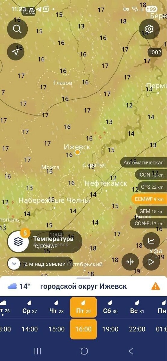   Телеграм-канал «Записки синоптика»