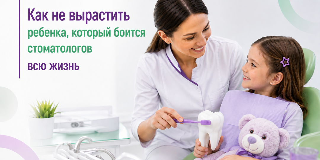 Как не вырастить ребенка, который боится стоматологов всю жизнь