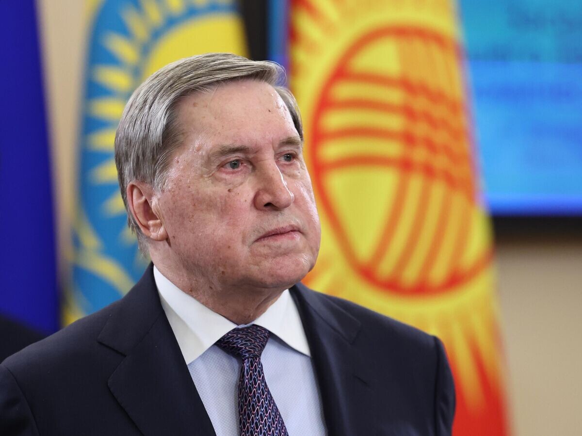    Помощник президента России Юрий Ушаков перед началом заседания Высшего Евразийского экономического совета в узком составе в Санкт-Петербурге | © РИА Новости / POOL
