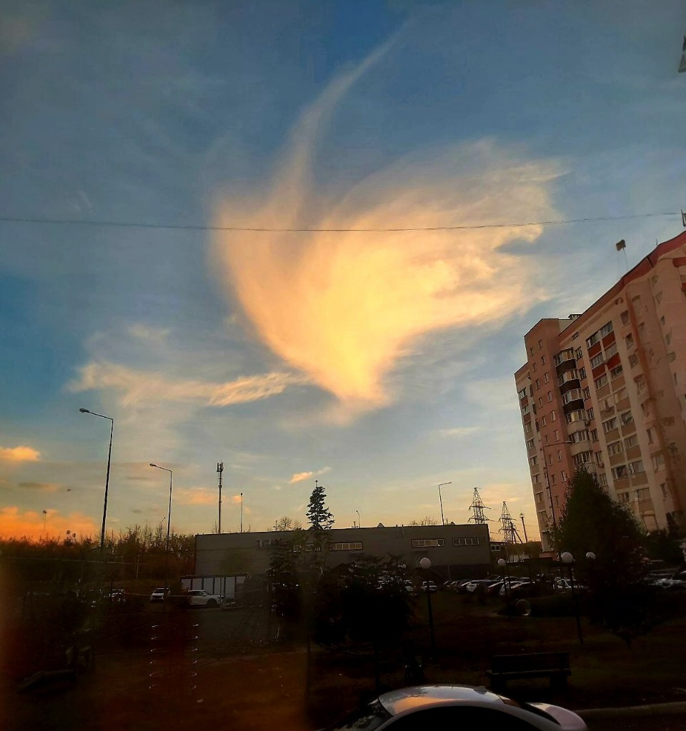 Пенза. Невероятное облако возле дома