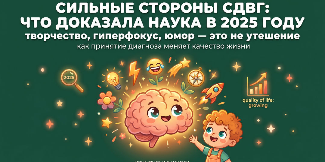 Сильные стороны СДВГ: исследование декабря 2025 года о том, почему принятие диагноза меняет качество жизни