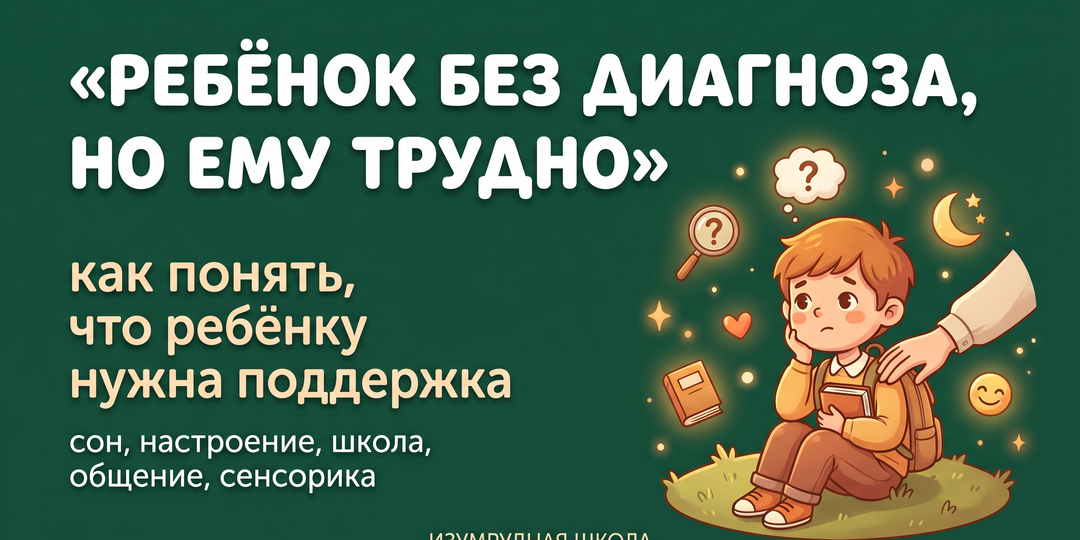 Не особенный, но ему трудно: как понять, что ребёнку нужна поддержка