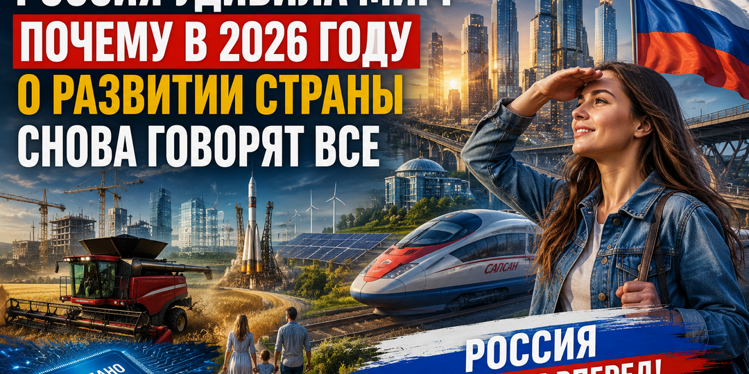 Россия удивила мир: почему в 2026 году о развитии страны снова заговорили даже западные эксперты