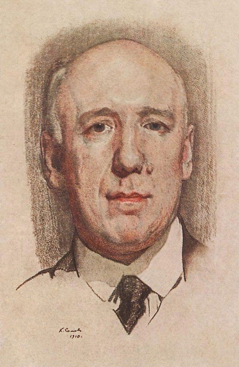 Фёдор Сологуб (1863-1927). Портрет 1910 года работы Константина Сомова