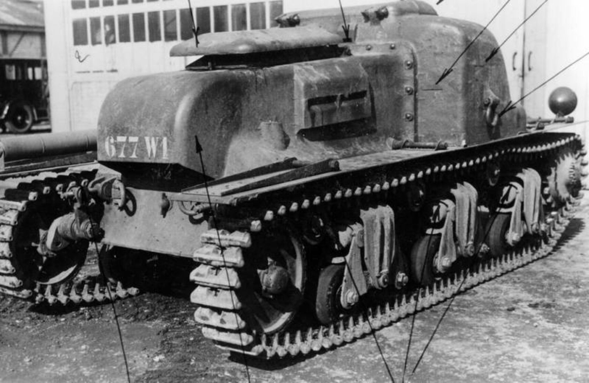 Один из первых прототипов танка Hotchkiss H35. Фотография в свободном доступе.