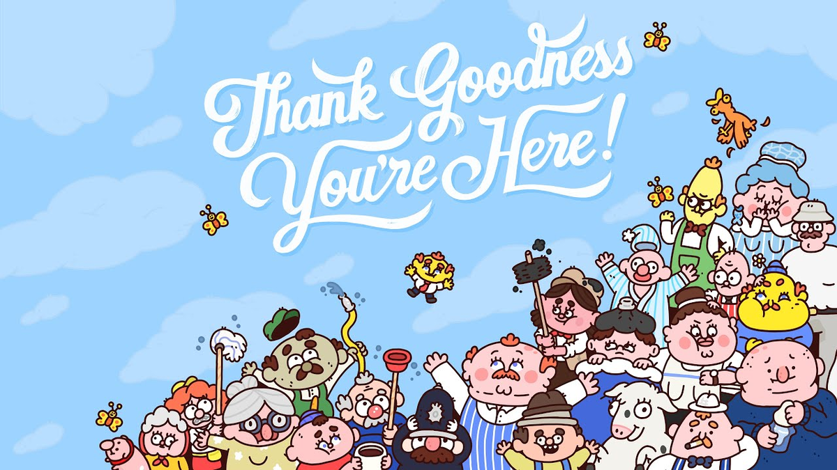 Обложка игры Thank Goodness You're Here!