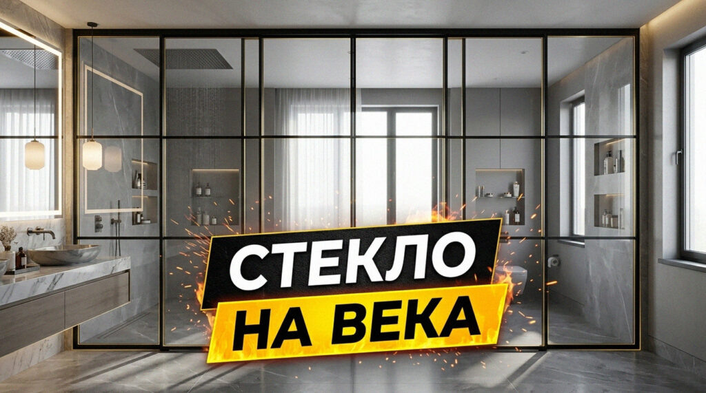    Как выбрать качественную и надежную стеклянную перегородку для душа. GarderobSystem