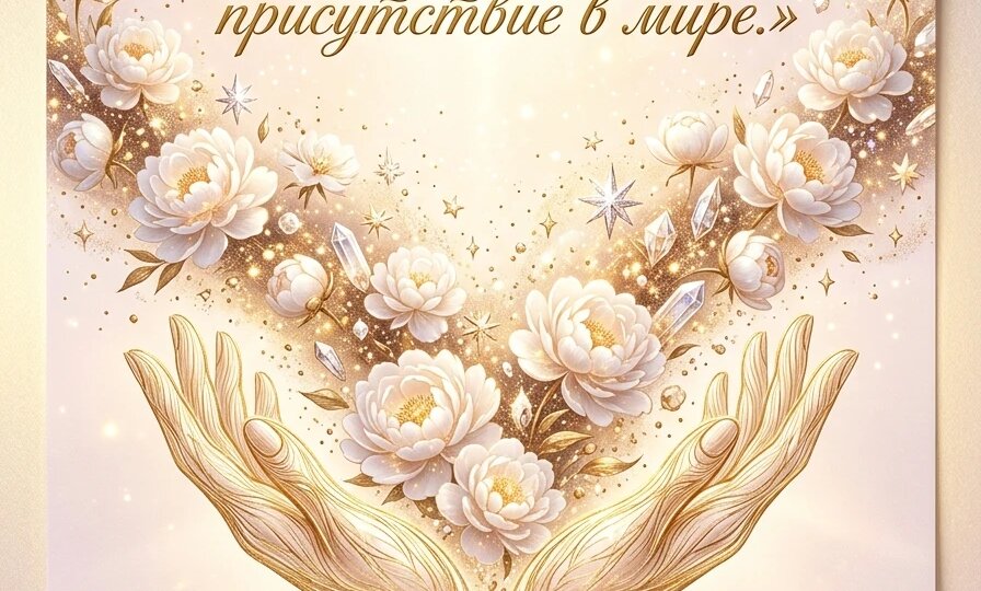 Открытка об умножении себя через отдачу