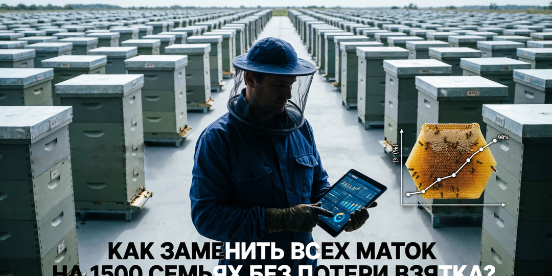 1500 семей: как Ермолаев успевал менять маток без потери взятка? Рассказывает Кашковский 🐝📊