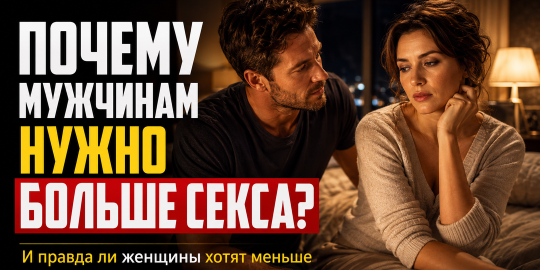 Почему мужчинам нужно больше секса, чем женщинам ?