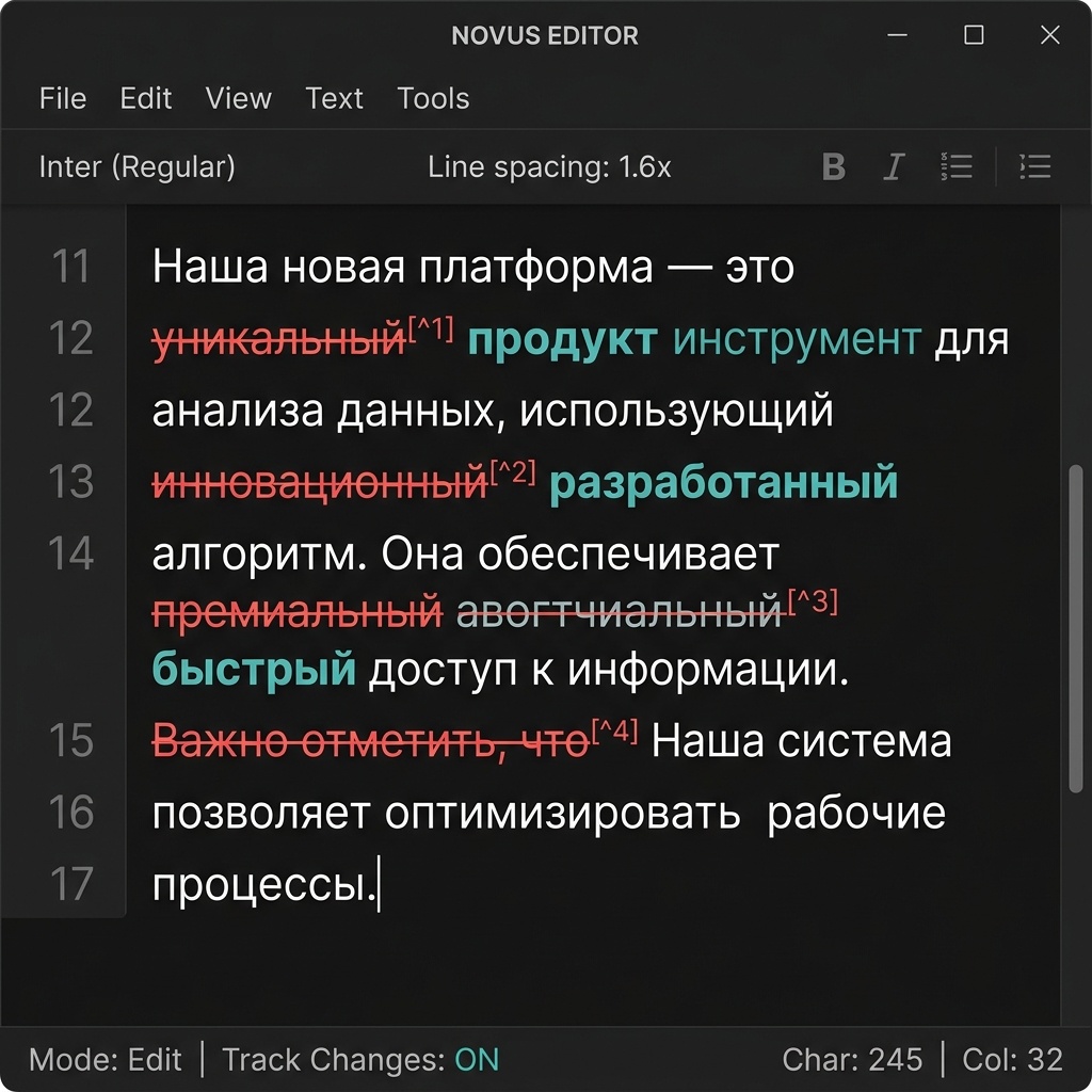 Сравнение стандартного текста ИИ и очеловеченного с помощью промпта