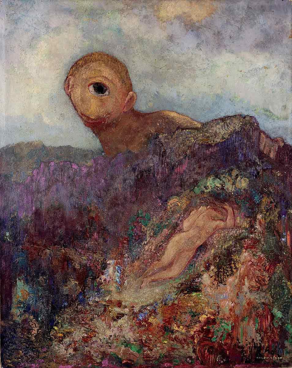 Циклоп, Одилон Редон, ок. 1914 г. Источник: Музей Крёллер-Мюллера.