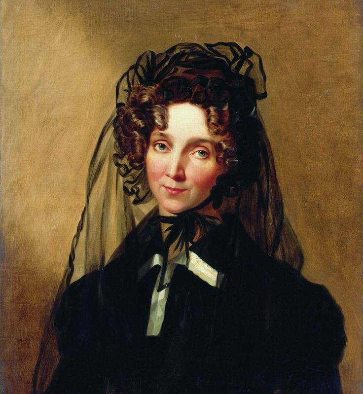 Вдовствующая императрица Елизавета Алексеевна. Художник П.Басин.  Национальная галерея Грузии им.Шеварднадзе, Тбилиси. Изображение из открытых источников.