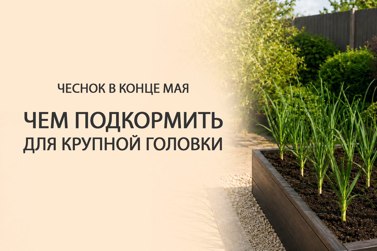 Чем подкормить чеснок в конце мая — начале июня