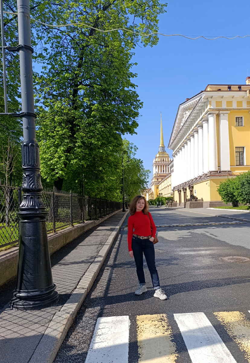 Автор у Адмиралтейства. 