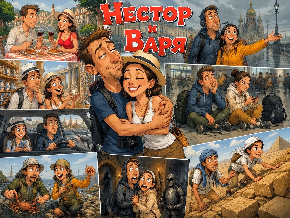 Приключения Нестора и Вари (дебютная серия)
