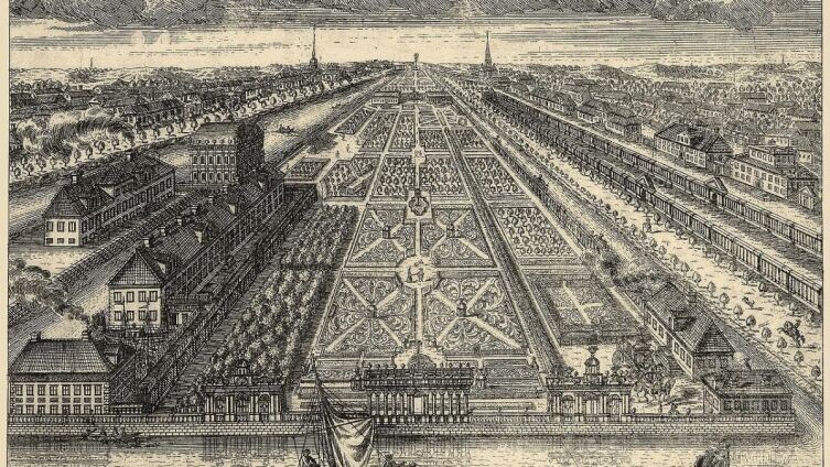   А. Ф. Зубов, «Летний сад в 1716 году», 1716 г. Фото: Общественное достояние