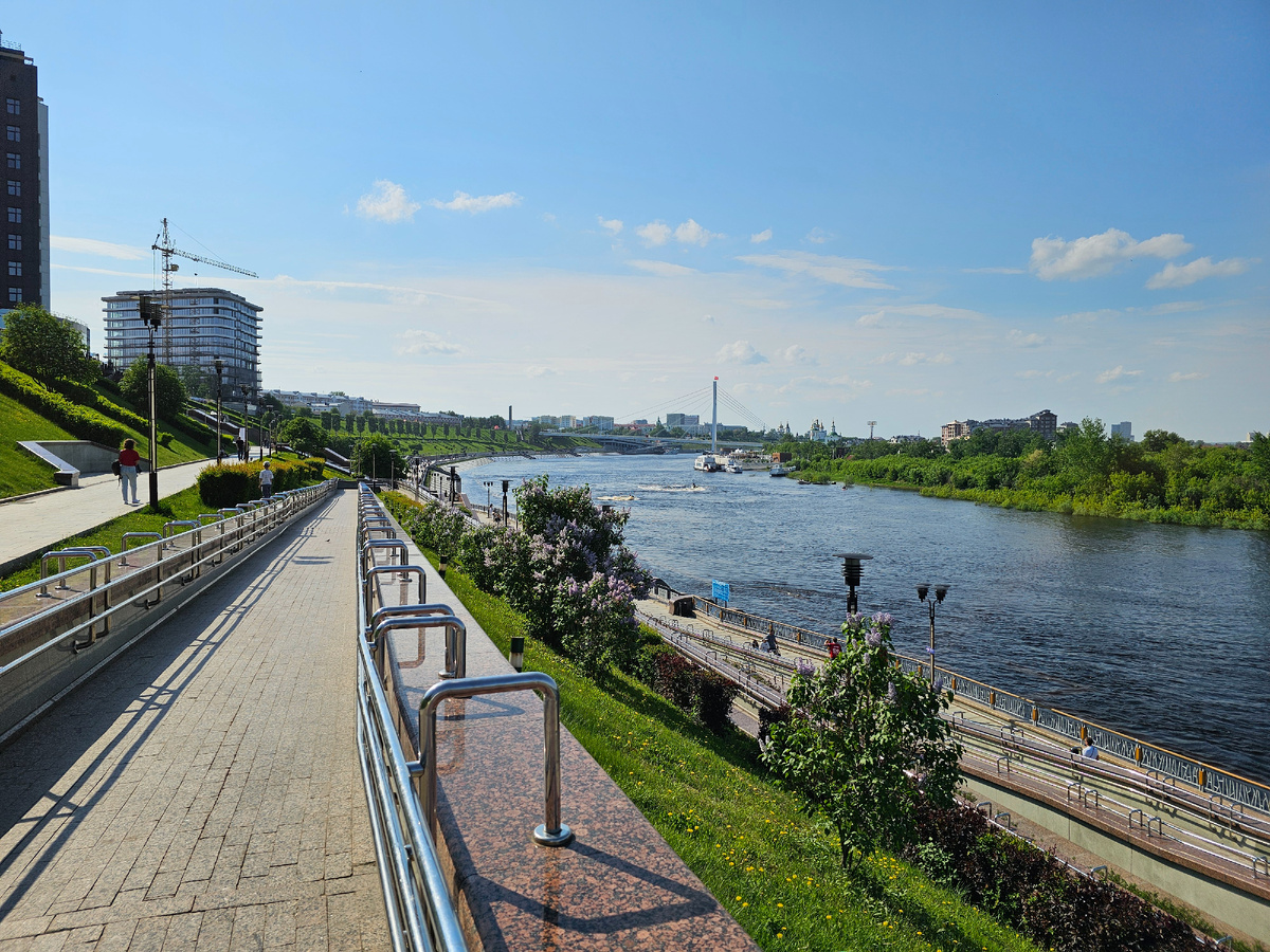 Набережная Тюмени, фото автора