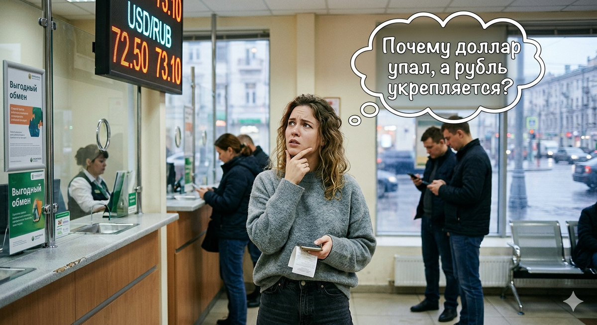 Почему курс доллара упал, а рубль укрепляется?