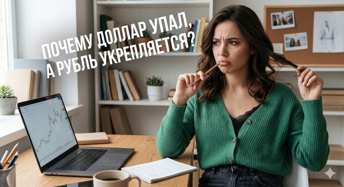 Почему доллар упал, а рубль укрепляется?