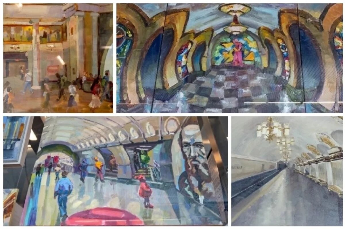    Проект «Искусство в метро» объединил авторов со всей страны.