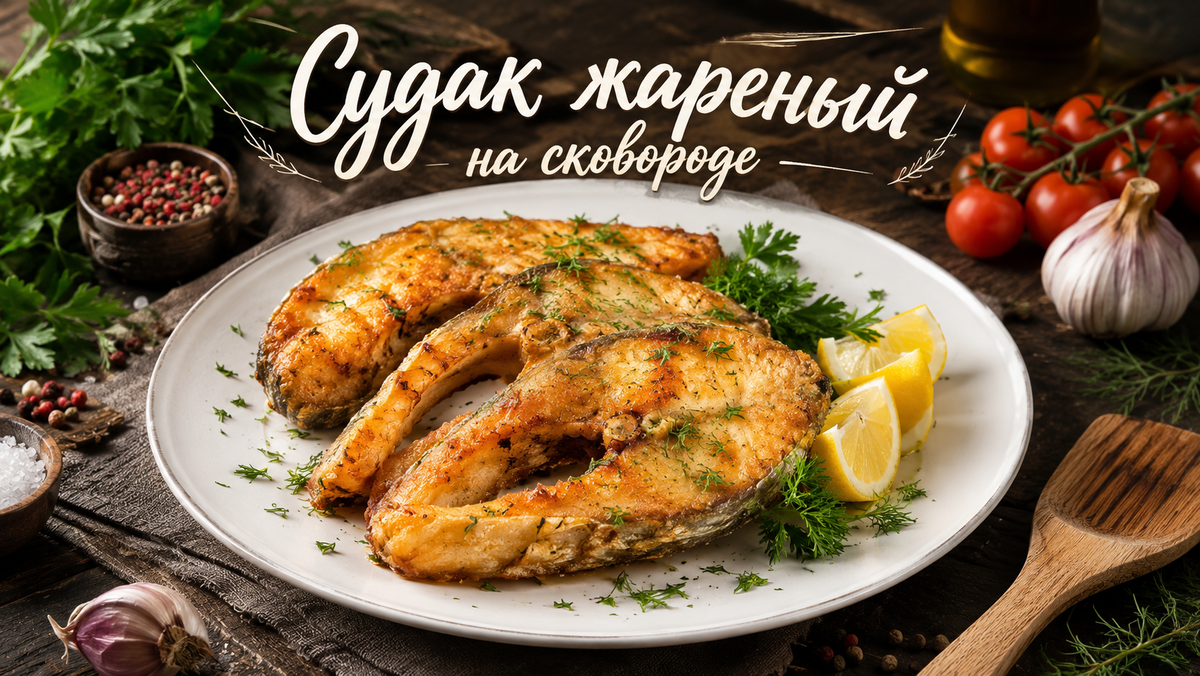 Судак жареный на сковороде 