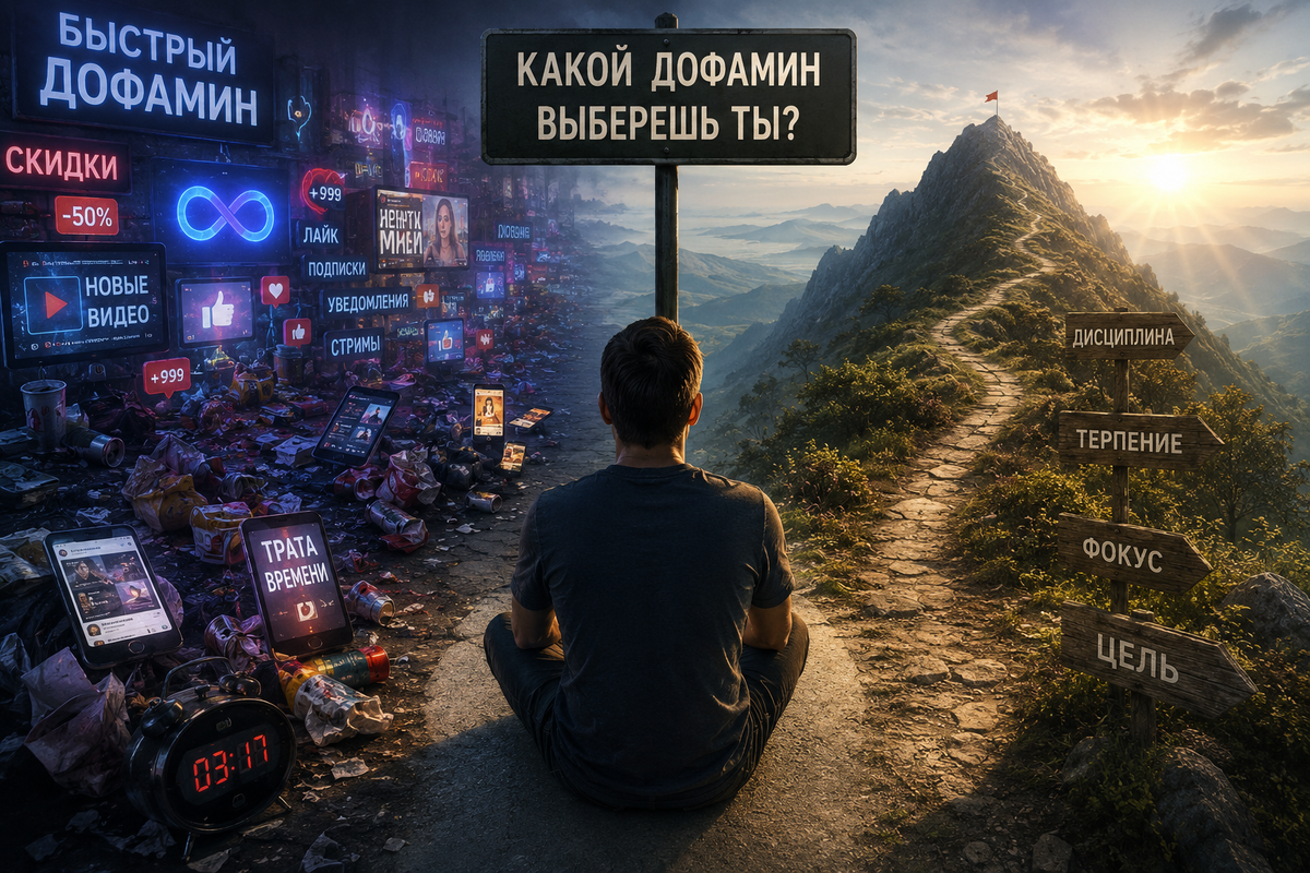 Нас подсадили на быстрый кайф: почему 90% людей снова сольют свои цели в 2026 году