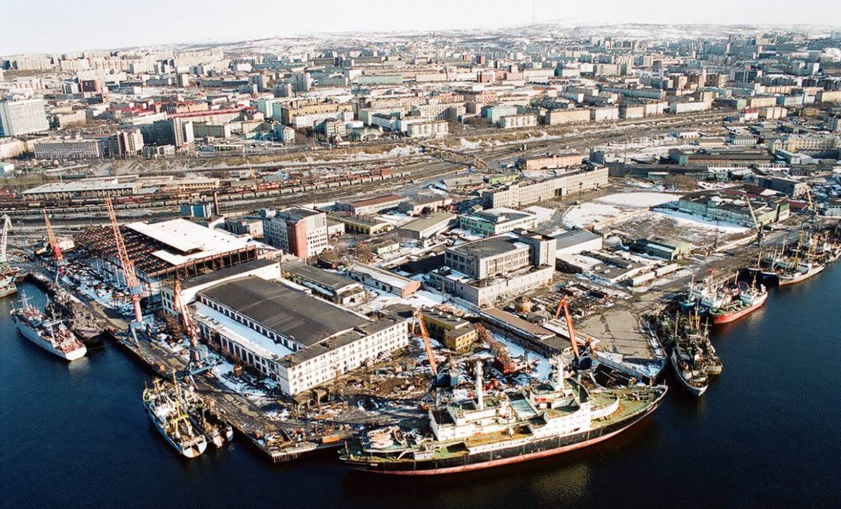 Мурманский судоремонтный завод Морского флота. Источник: Wikipedia.org