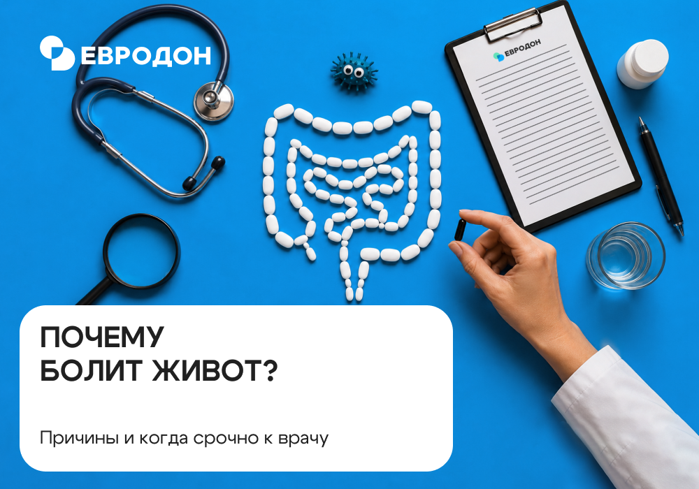 Почему болит живот: https://eurodon61.ru/about/articles/pochemu-bolit-zhivot-prichiny-i-kogda-srochno-k-vrachu/