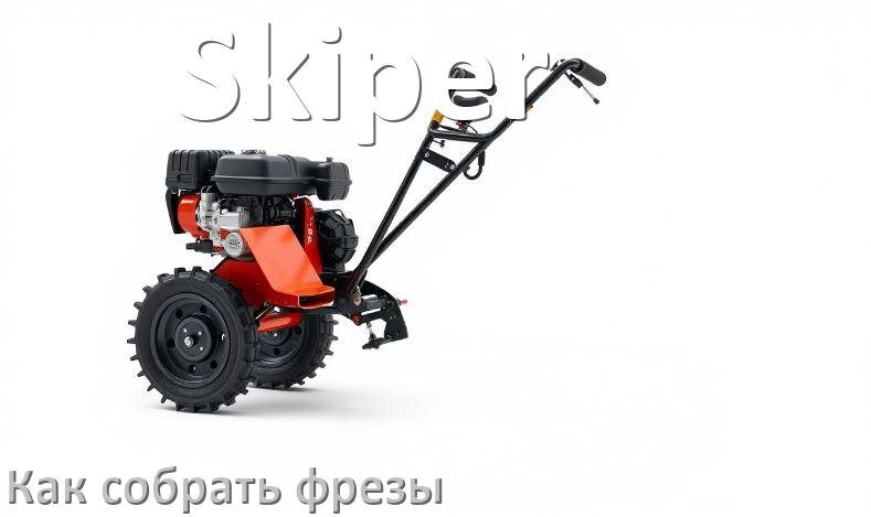 
Как собрать фрезы на мотоблок Skiper правильно