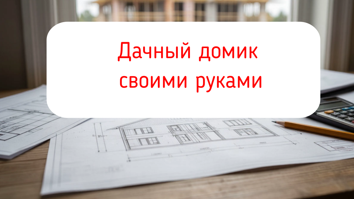 Дачный домик своими руками