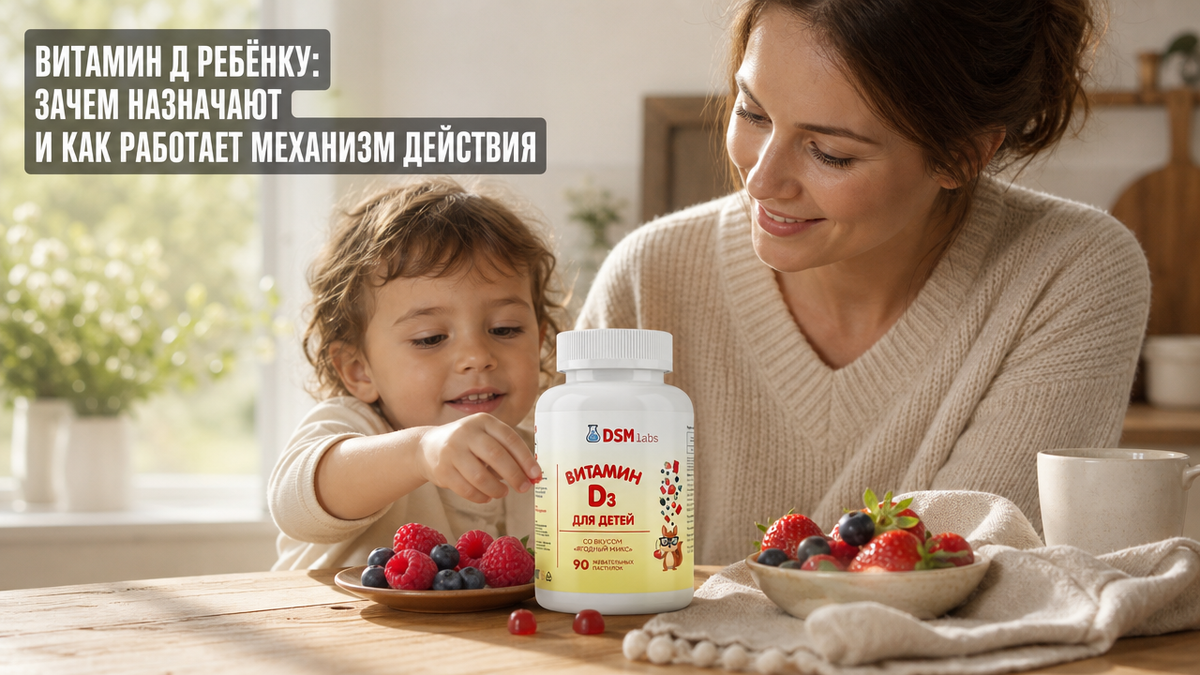 Механизм действия витамина Д на организм человека.