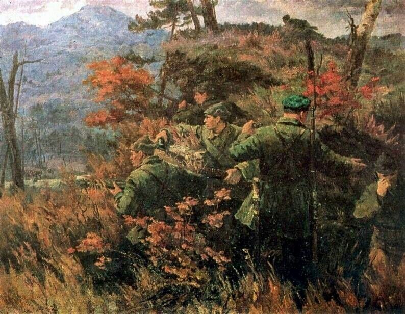Пограничники в засаде, 1920-е гг.