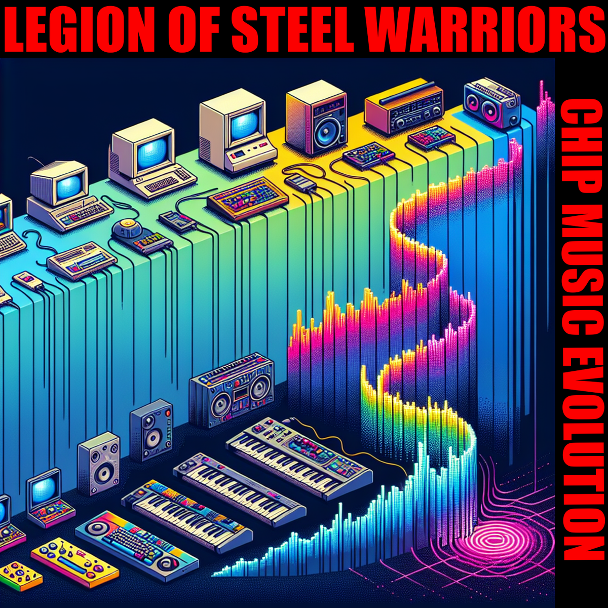 «CHIP MUSIC EVOLUTION» (Эволюция компьютерной музыки) от LEGION OF STEEL WARRIORS (L.O.S.W.)