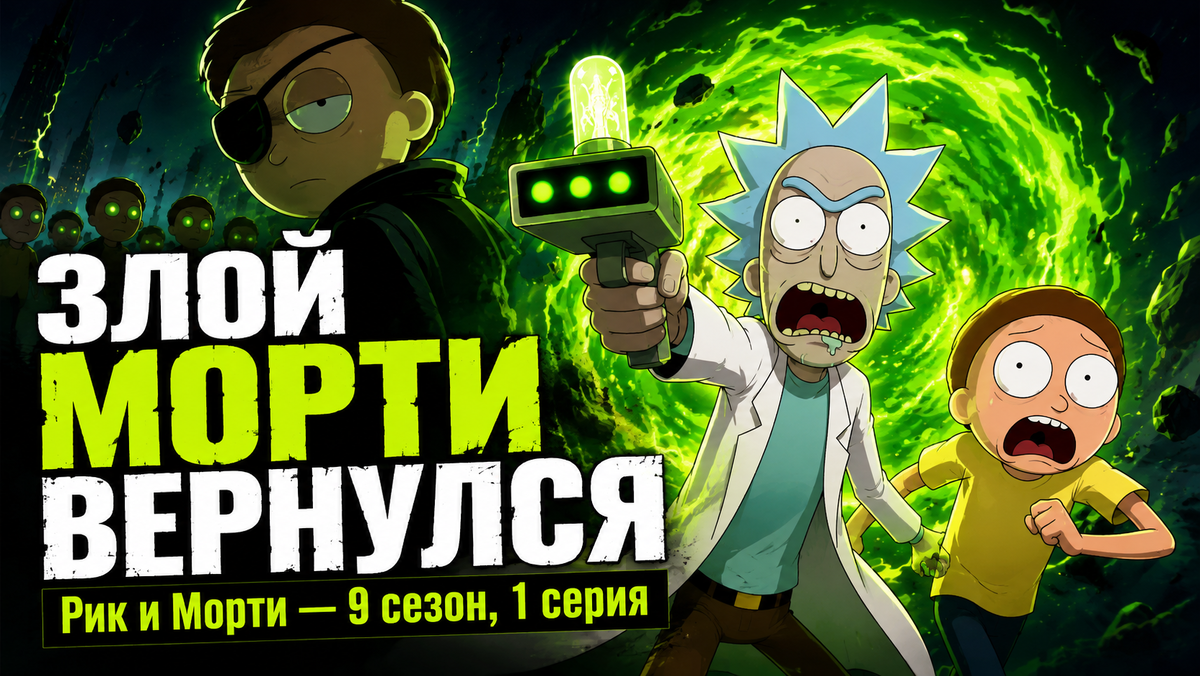 «Рик и Морти» 9 сезон 1 серия — обзор, разбор и возвращение Злого Морти