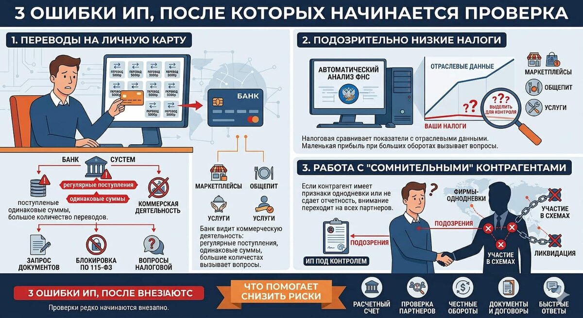 Иллюстрация к блокировке счета по 115-ФЗ