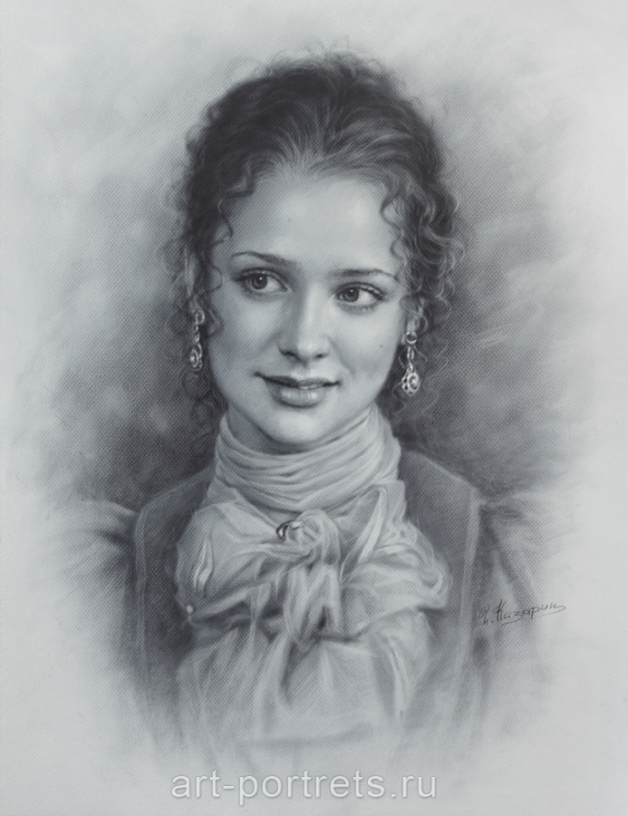 Портрет Анастасия Микульчина. Сухая кисть