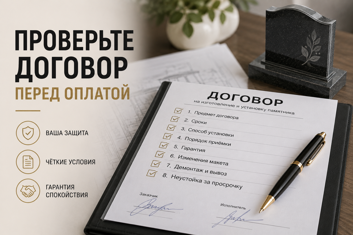 Перед подписанием договора важно проверить не только цену, но и сроки, способ установки, гарантию и порядок приёмки работ