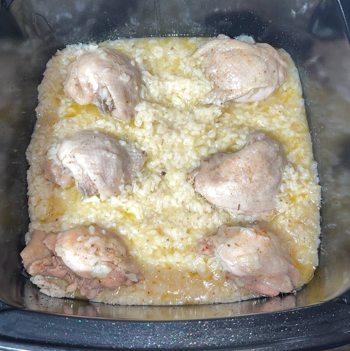 Готовим мясо с кашей прямо в чаше аэрогриля Грандшеф