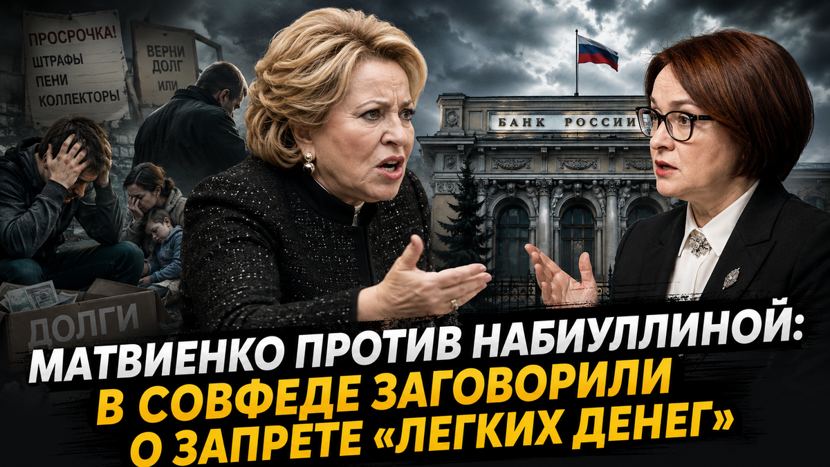 Валентина Матвиенко выступила против позиции Набиуллиной и «лёгких денег»