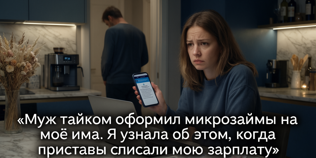 Муж тайком оформил микрозаймы на моё имя. Я узнала об этом, когда приставы списали мою зарплату