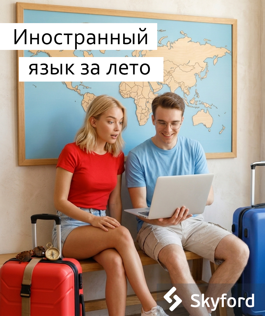 Английский или другой иностранный язык за лето со Skyford