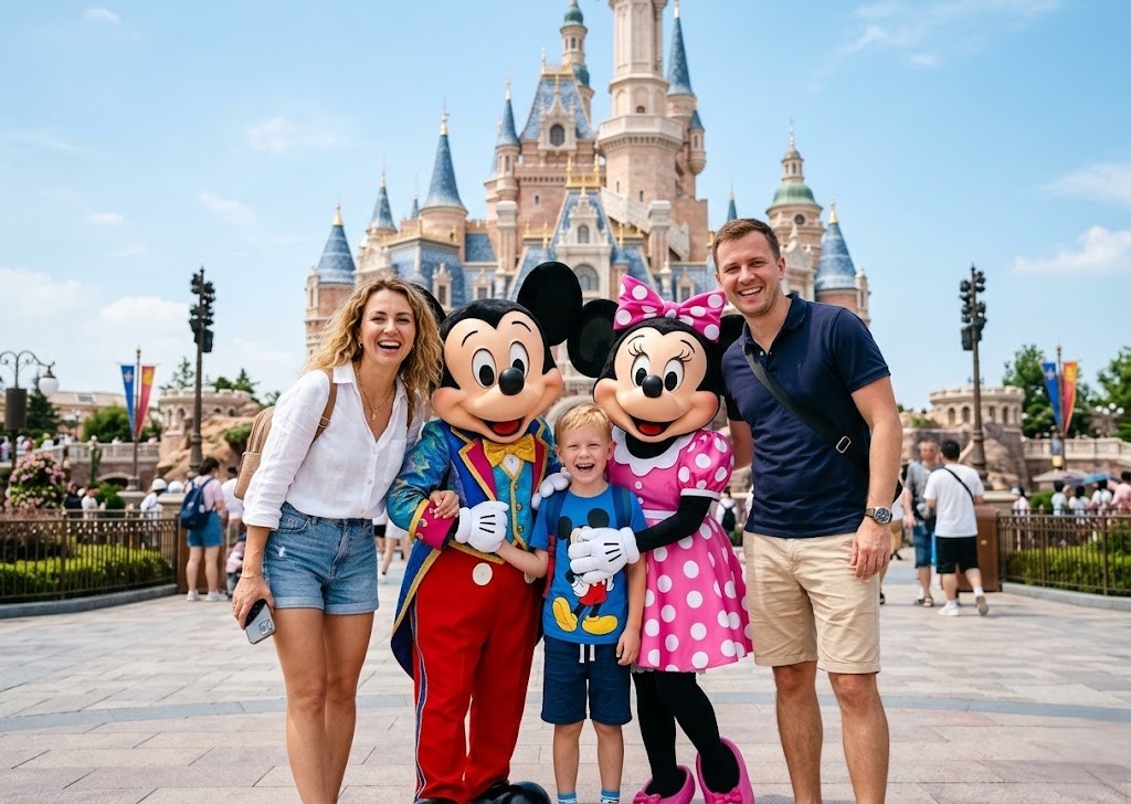 Шанхайский Диснейленд — замок, вечернее шоу и аттракционы, которые дети помнят годами