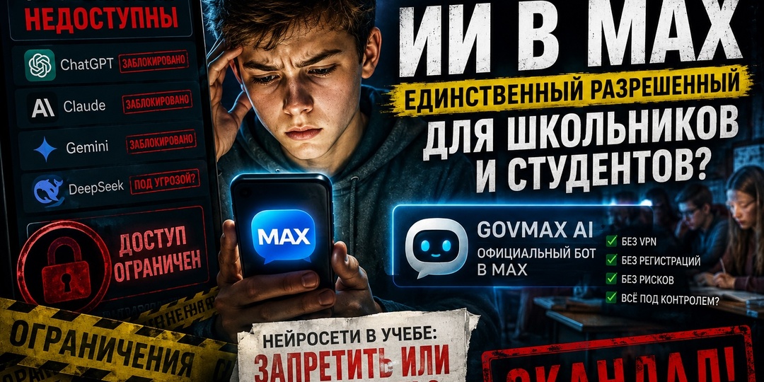ИИ в MAX разрешат школьникам и студентам? Что задумали с нейросетями в России