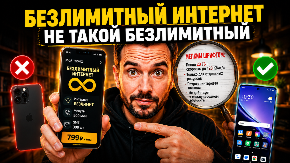 Безлимитный интернет: скрытые условия, лимиты и важные нюансы тарифа