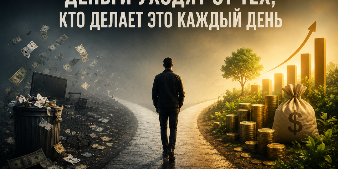 Деньги уходят от тех, кто делает это каждый день