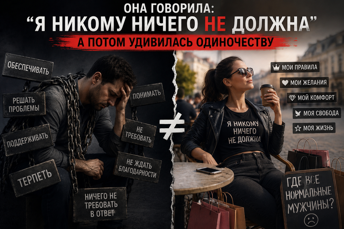 я никому ничего не должна