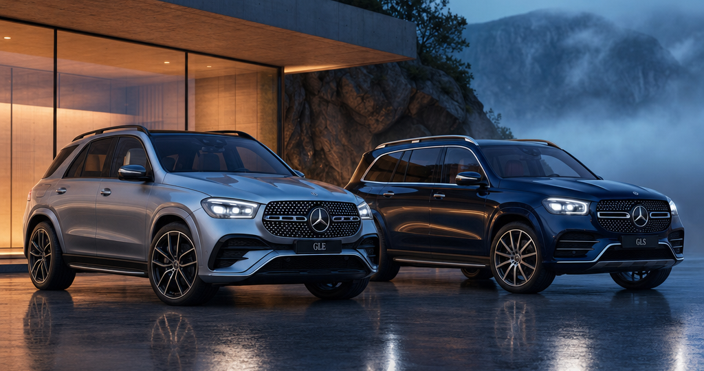 ⚡️ Mercedes-Benz GLE и GLS 2026 — более 3000 обновлений и абсолютно новая «звёздная» эстетика